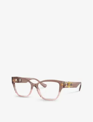 VERSACE VE3347 pillow-frame acetate glasses in PINK, additional product view 2