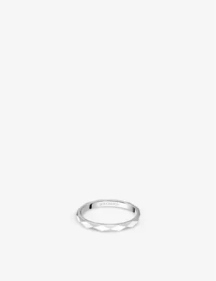 BOUCHERON Facette platinum wedding band - 56mm in SILVER – Mens | Jewellery | Rings