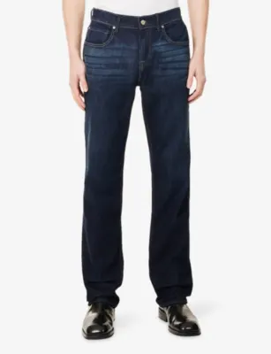 7 FOR ALL MANKIND Austyn Straight-Leg Denim Jeans detail 3