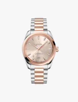 OMEGA Seamaster Aqua Terra 150M Sedna™ Gold On Stainless-Steel Watch 38mm in LINEN – Jewellery & Watches | Mens luxury watches