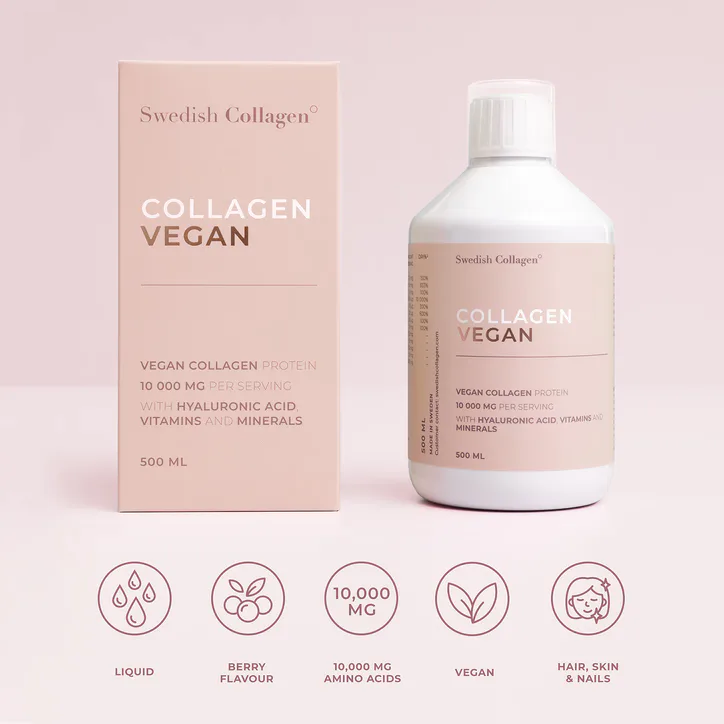 Swedish Collagen Vegan Booster 10,000mg 500ml 20 Doses, additional product view 3
