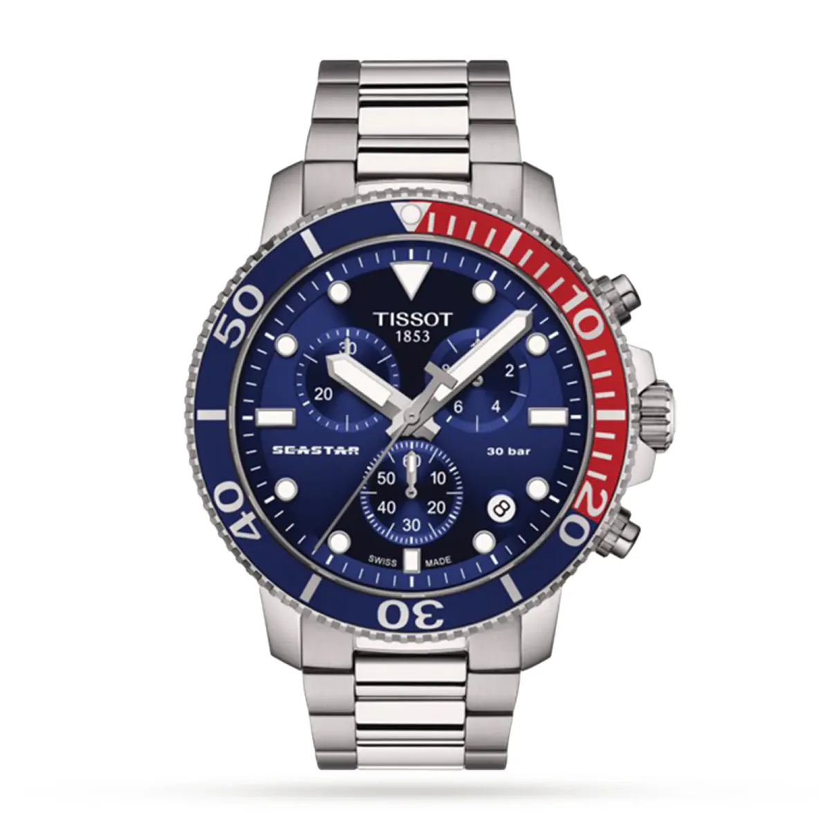 Tissot Seastar 1000 44.5mm Mens Watch Blue