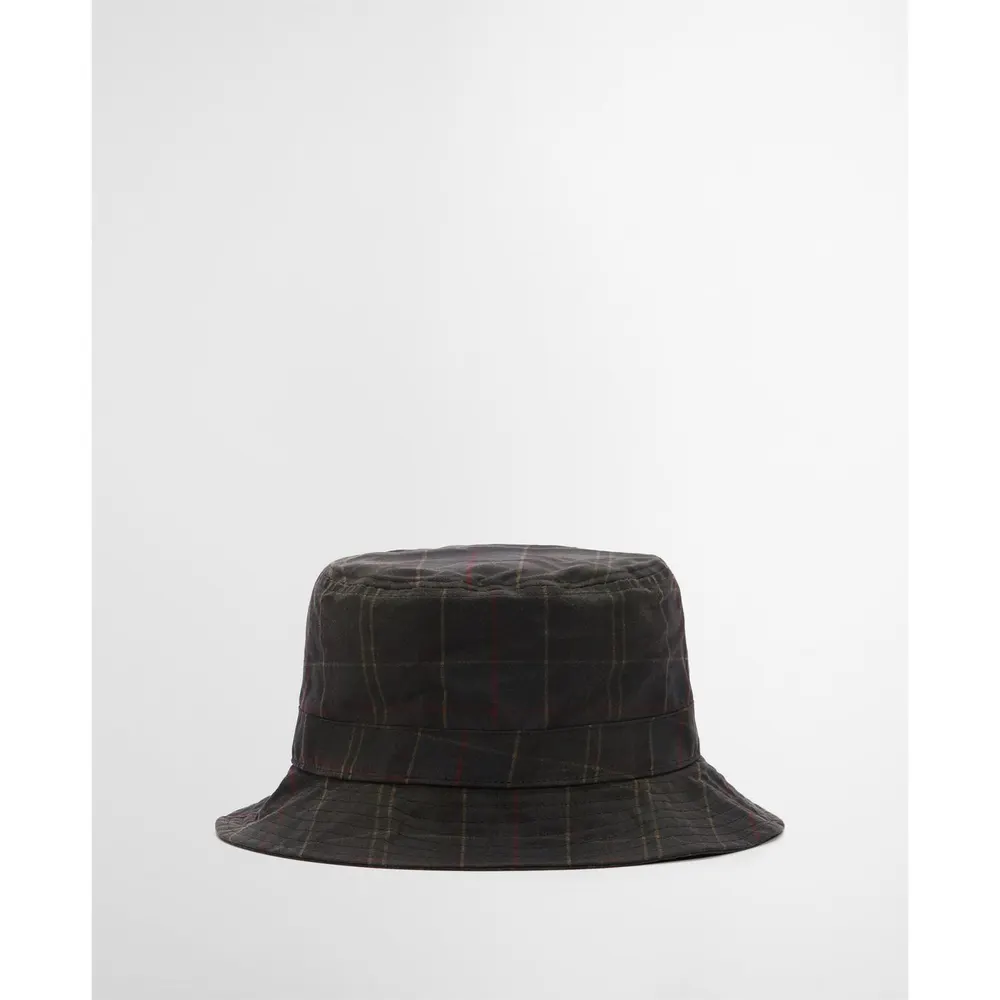 Barbour Men's Haydon Tartan Cotton Bucket Hat detail 2