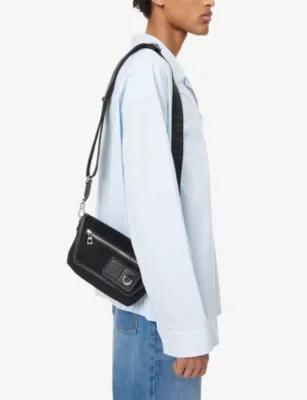 LOEWE Mini Flex Messenger Canvas and Suede Shoulder Bag detail 2