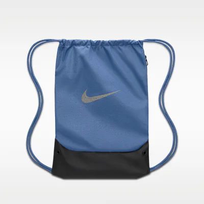 Nike Brasilia Drawstring Bag (18L) - Indigo Storm/Black/Reflect Silver