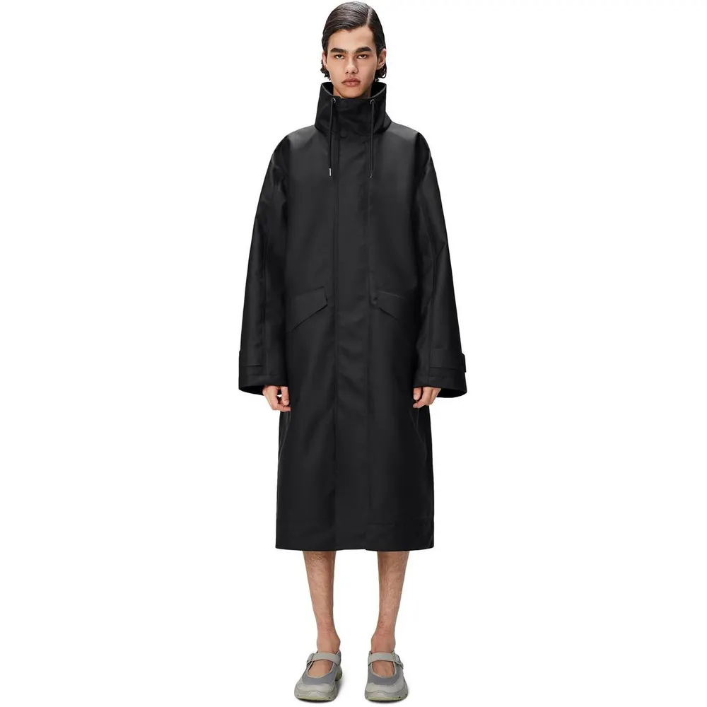 Rains Mens Vision Long Waterproof Mac detail 2