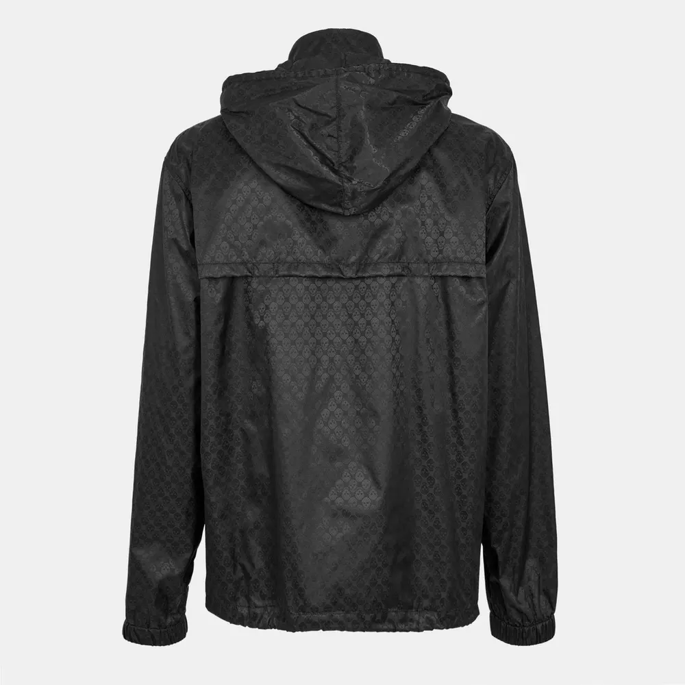 Alexander McQueen Men's Weather Resistant Windbreaker in Black, additional product view 2