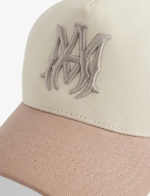 AMIRI MA Two-Tone Cotton Baseball Cap detail 2