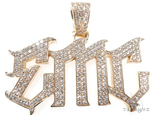 RINA - For Him CUSTOM Custom Diamond Pendant 64176 in Rose Gold – Pendant