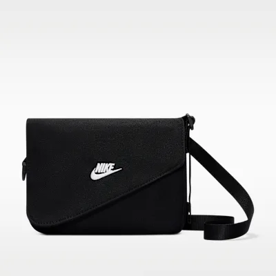 Nike Heritage Cross-Body Bag (1L) - Black/Black/White