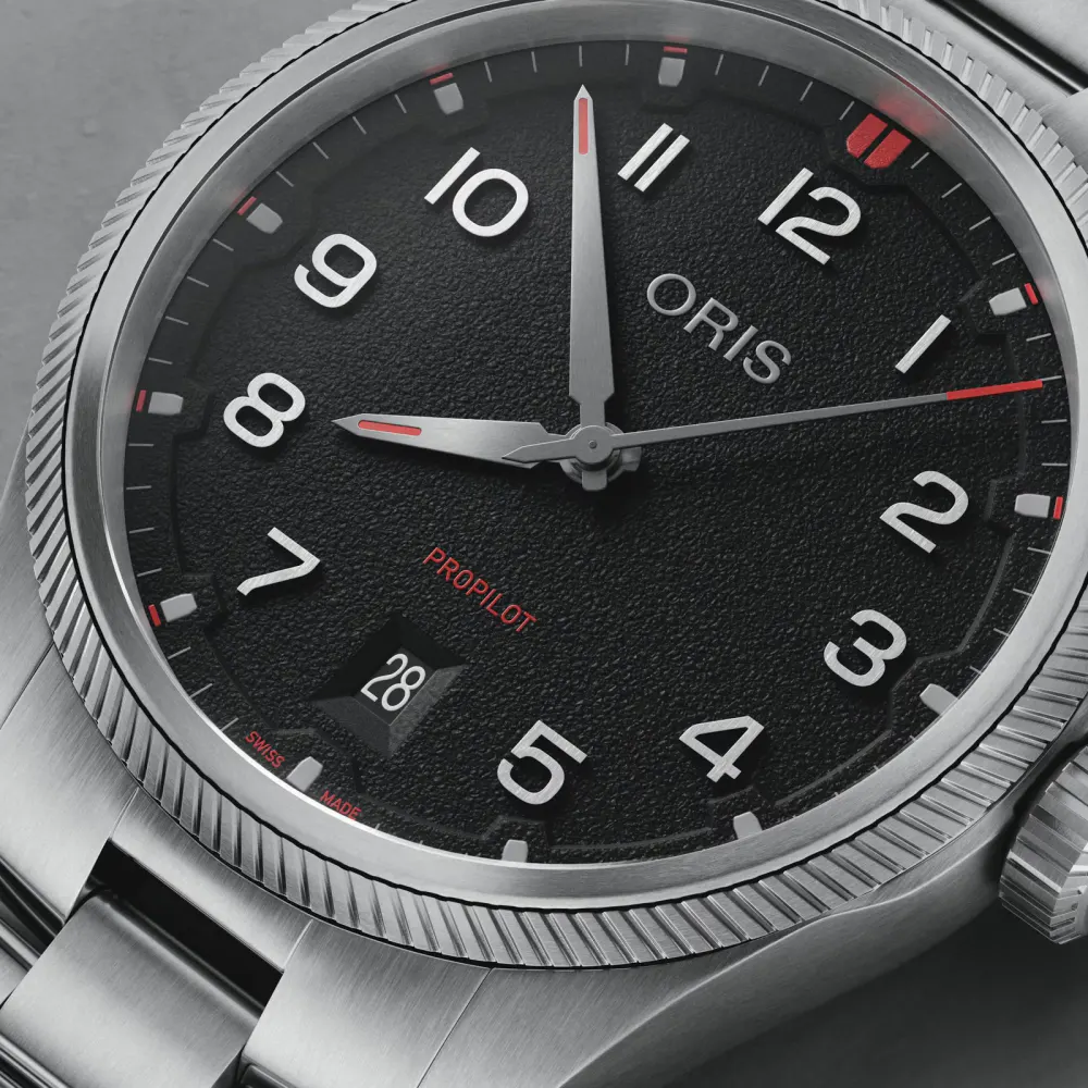 Oris ProPilot Date 41mm Mens Watch Black in Black, additional product view 3