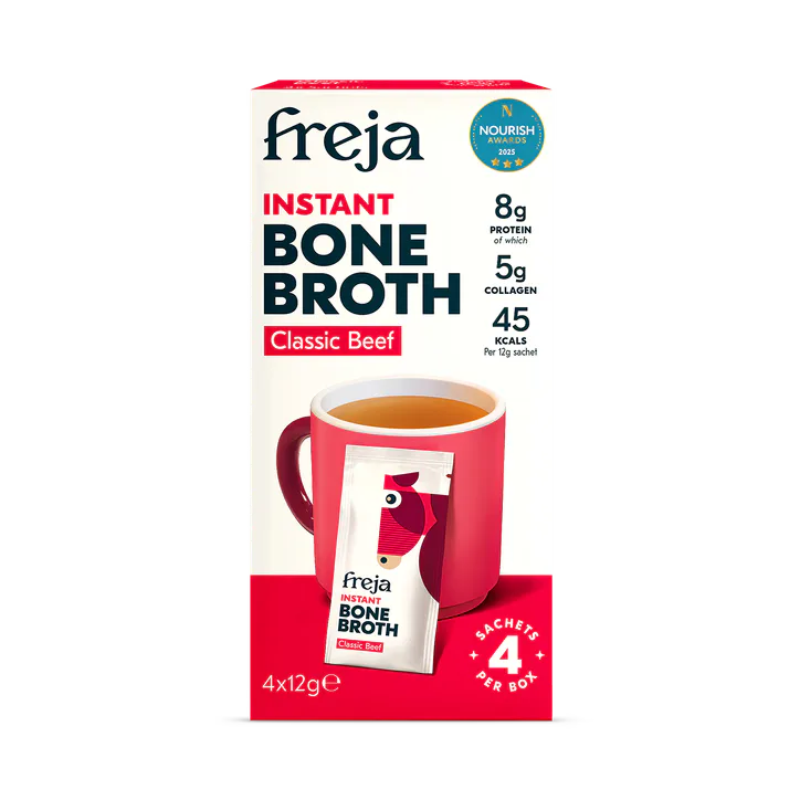 Freja Instant Bone Broth Sachets Beef Beef 4 x 12 g