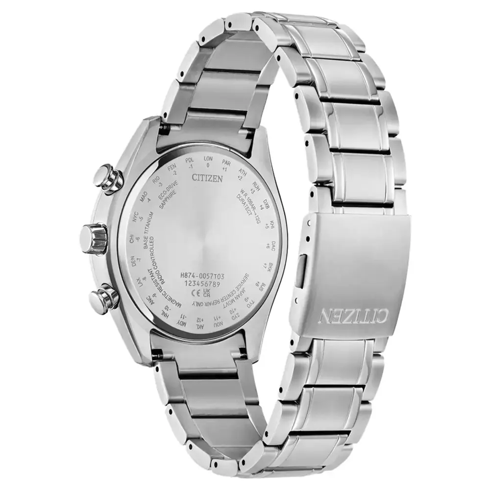 Citizen Tsuki-Yomi' Radio-Controlled Moonphase 43mm Mens Watch in Red, additional product view 3