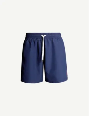 POLO RALPH LAUREN Traveller logo-embroidered swim shorts
