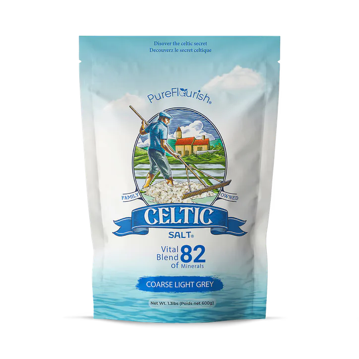Pure Flourish Celtic Sea Salt Coarse 600g