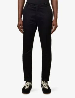 ARNE Slim-Fit Cotton-Blend Trousers detail 3