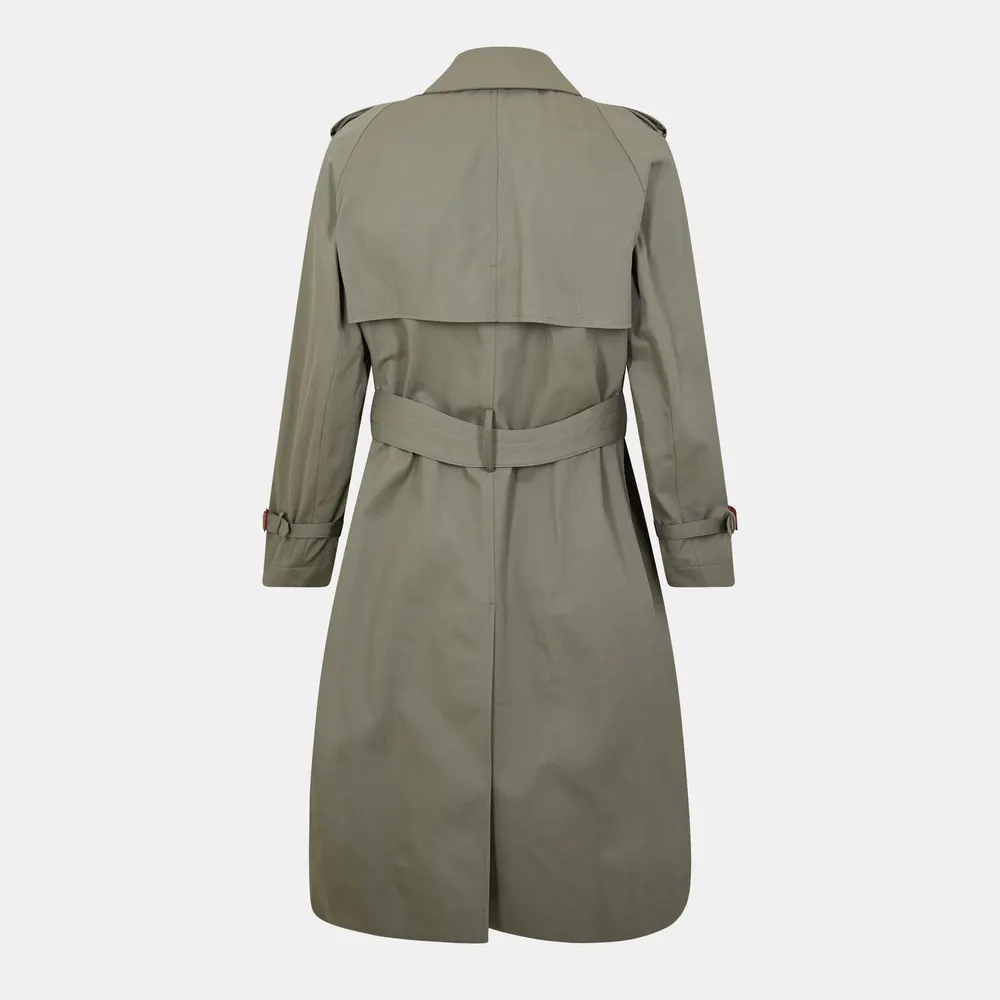 Lacoste Men's Water-Resistant Double-Breasted Belted Trench Coat detail 2
