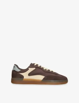 HOFF Park Suede and Shell Trainers - EUR 45 / 11 UK MEN in DK.BRN COM – Mens | Trainers | Lace up trainers
