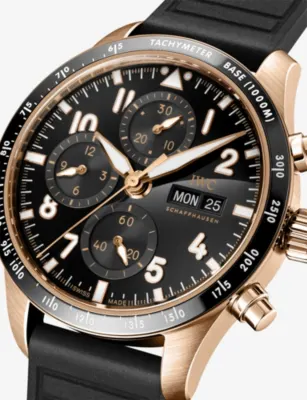 IWC Pilot's Performance Chronograph Apex 18ct Gold Alloy Automatic Watch 41mm detail 2