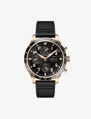 IWC Pilot's Performance Chronograph Apex 18ct Gold Alloy Automatic Watch 41mm
