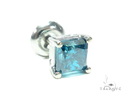RINA - For Him FACTORY Blue Diamond Single Earring 41583 in Rose Gold – Earrings
