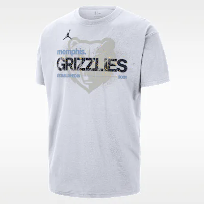Nike Memphis Grizzlies Courtside Men's Jordan '85 NBA Statement T-Shirt - White