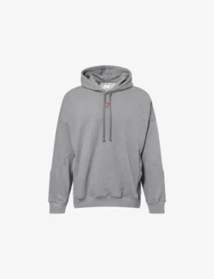 GYMSHARK Power Logo-Print Cotton-Blend Hoody