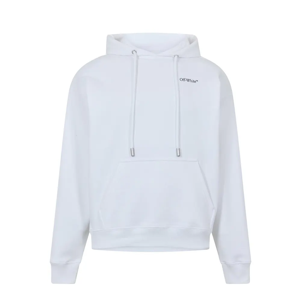 Off White Men's Logo Skate Pull Over Hoodie