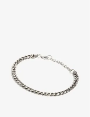 SERGE DENIMES Scale sterling-silver chain bracelet