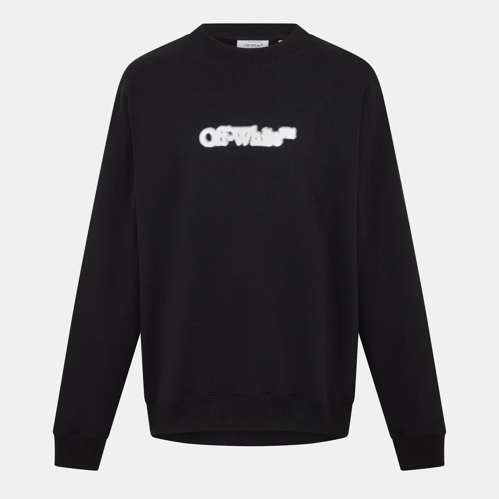 Off White Men's Skate Graphic Relaxed Fit Crew Sweatshirt detail 2