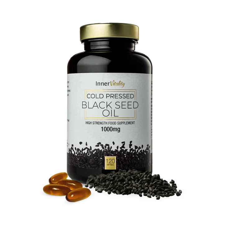 INNER VITALITY Black Seed Oil Double Strength Capsules – 120 Softgels