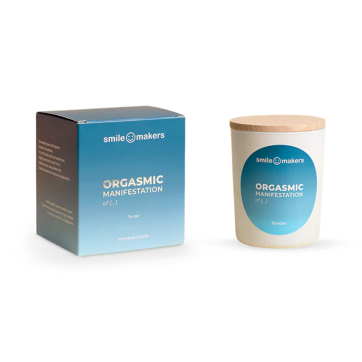 Smile Makers Tender Manifestation Scented Candle, Vanilla and Bergamot 180g