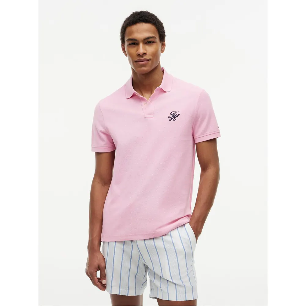 Tommy Hilfiger Men's Short Sleeve Polo Shirt detail 2
