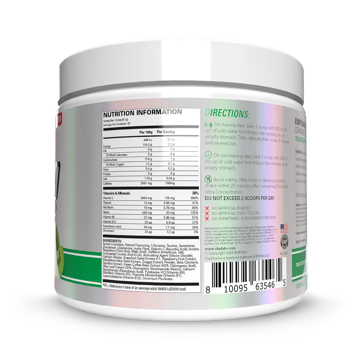 Oxyshred Pre-Workout Kiwi Strawberry 168 g detail 2