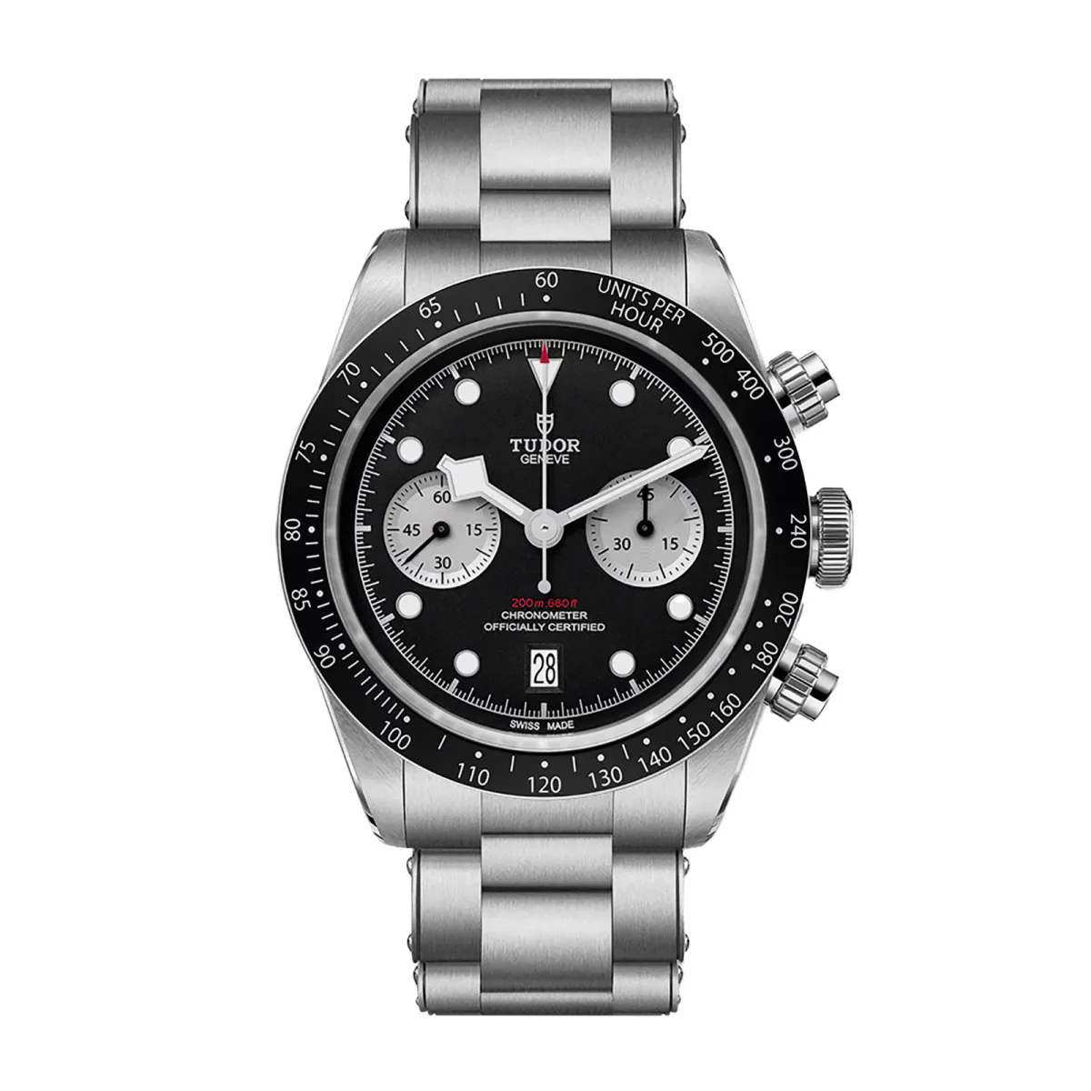Tudor Black Bay Chrono 41mm Steel Case Steel Bracelet