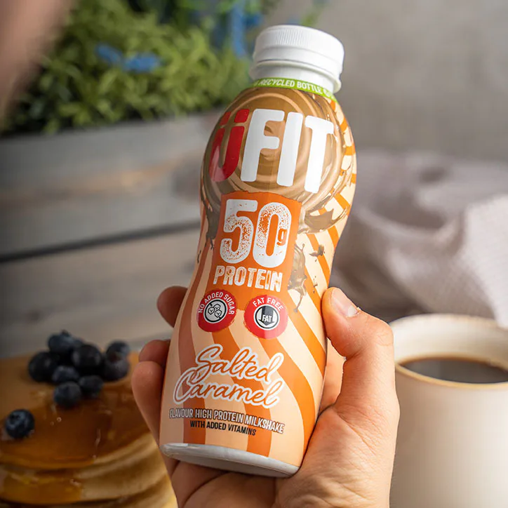 UFIT High Protein Shake Salted Caramel 500ml detail 2