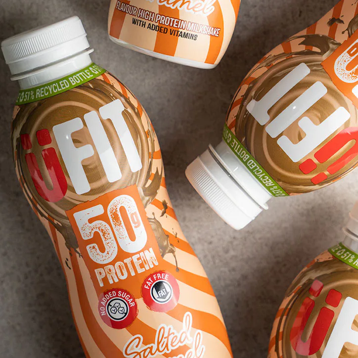 UFIT High Protein Shake Salted Caramel 500ml detail 3