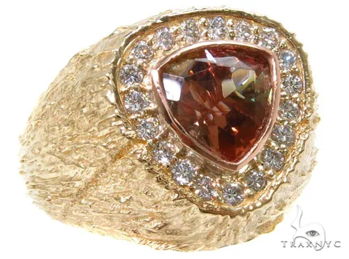 RINA - For Him CUSTOM Custom Smoky Quartz Diamond Ring 37455 in Rose Gold / 10 – Ring