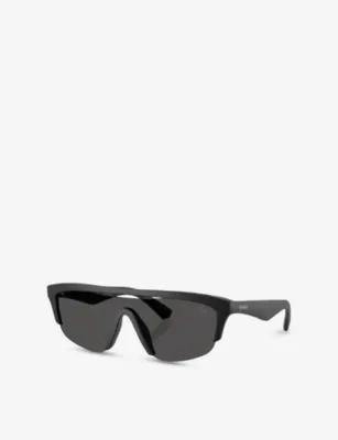 BURBERRY BE4460U Rectangle-Frame Injected Sunglasses detail 2