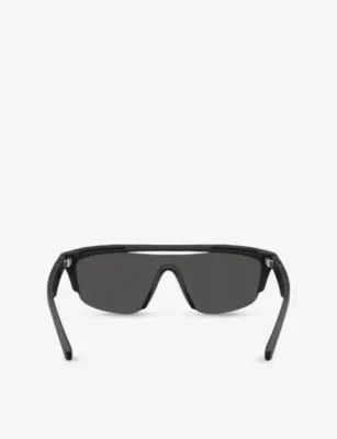 BURBERRY BE4460U Rectangle-Frame Injected Sunglasses detail 3