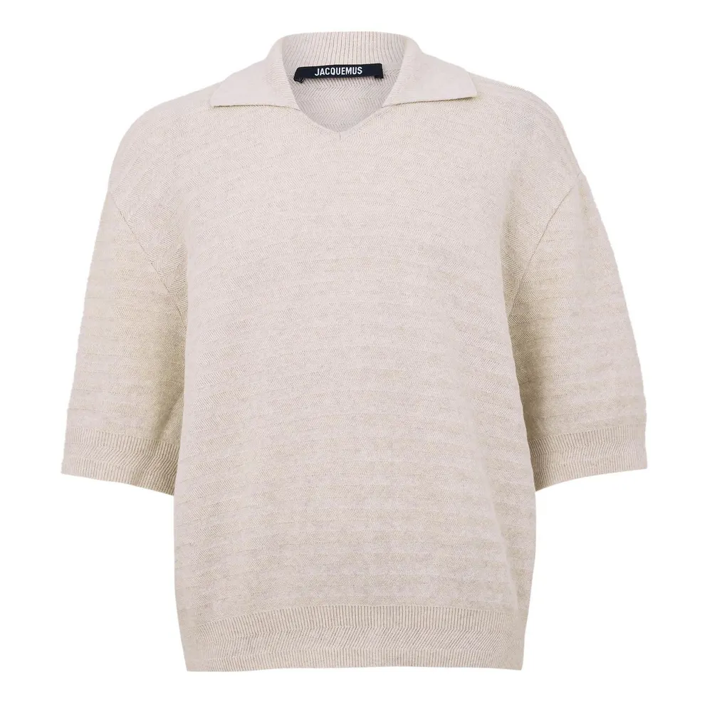 Jacquemus Men's Short Sleeve Polo Shirt