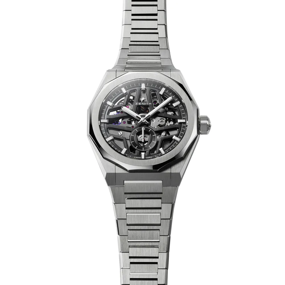 Zenith Defy Skyline Skeleton Steel 41mm Black in Black, additional product view 2
