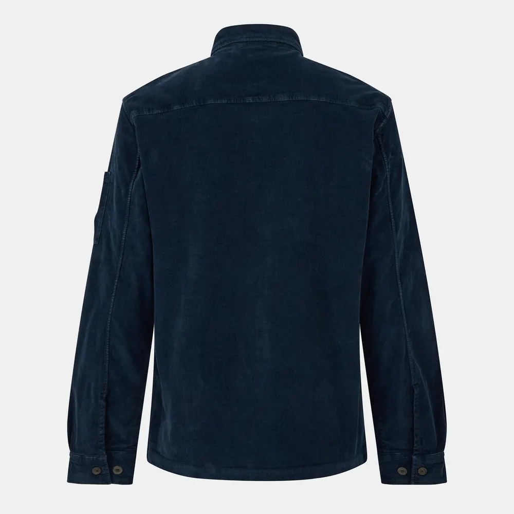 CP Company Men's Lens Single Pocket Long Sleeve Corduroy Shirt detail 2