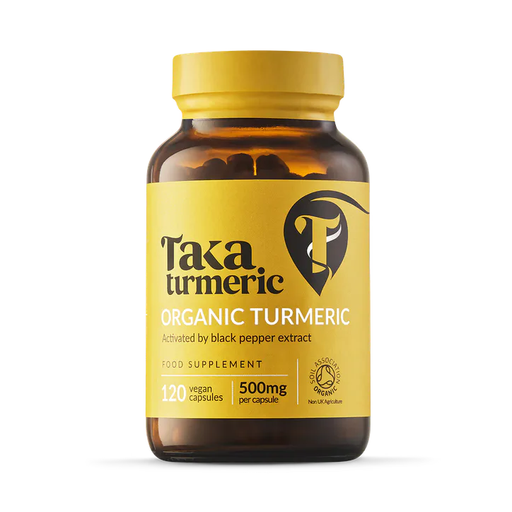 Taka Turmeric Organic Turmeric & Black Pepper Extract - 120 Capsules