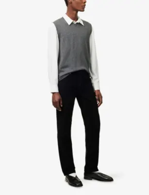 THE ROW Rune V-Neck Cashmere Vest detail 2