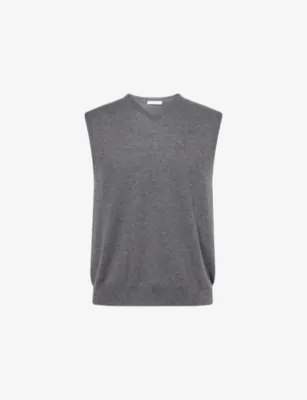THE ROW Rune V-Neck Cashmere Vest