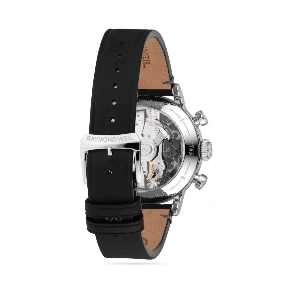 Raymond Weil Millesime 39mm Mens Watch Black in Black, additional product view 2