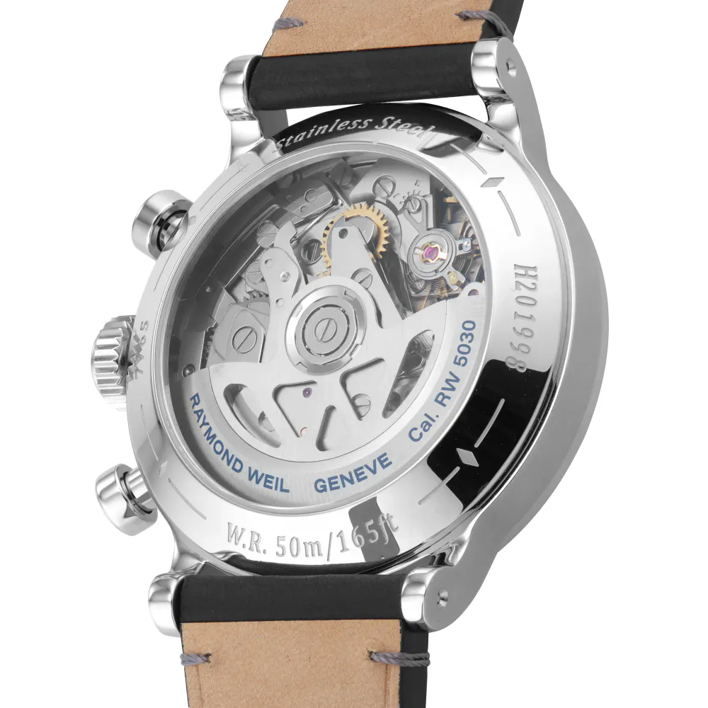 Raymond Weil Millesime 39mm Mens Watch Black in Black, additional product view 3