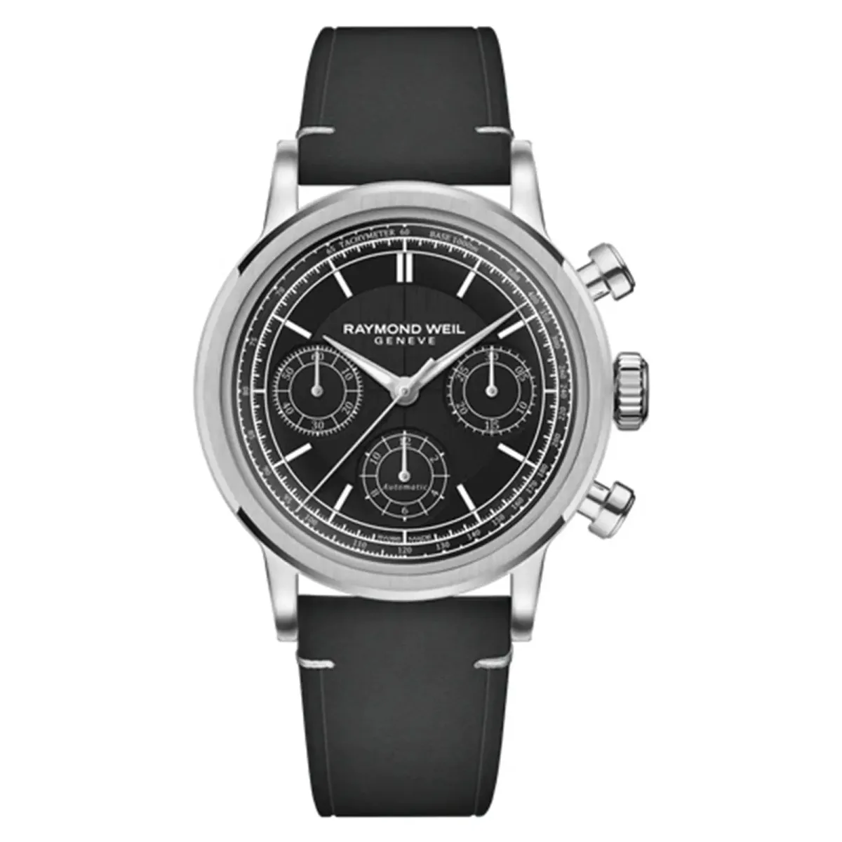Raymond Weil Millesime 39mm Mens Watch Black