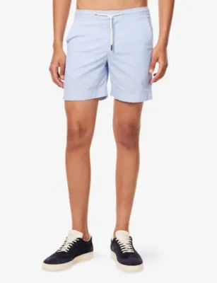 ORLEBAR BROWN Bulldog Drawstring Seersucker Swim Shorts detail 3